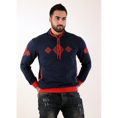 Embroidered t-shirt for men "Elbrus" red